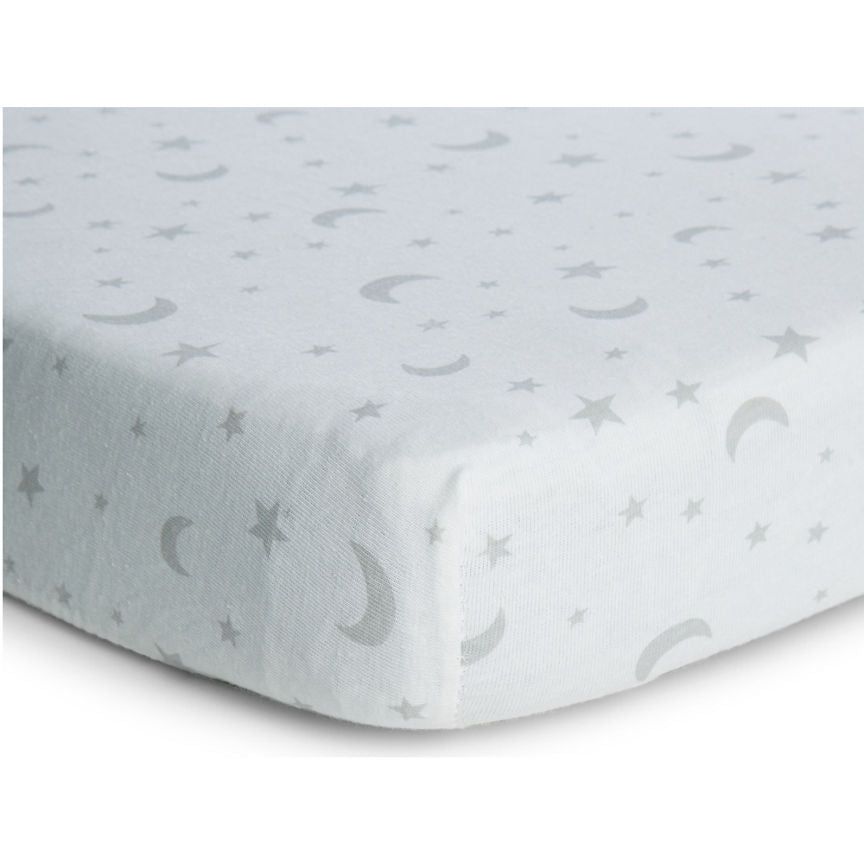 George Home Moon &amp; Stars-laken - Moses Basket