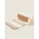 George Home Natural Stripe Super-Soft Throw