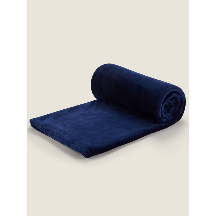 George Home Navy Super-Soft Fleece