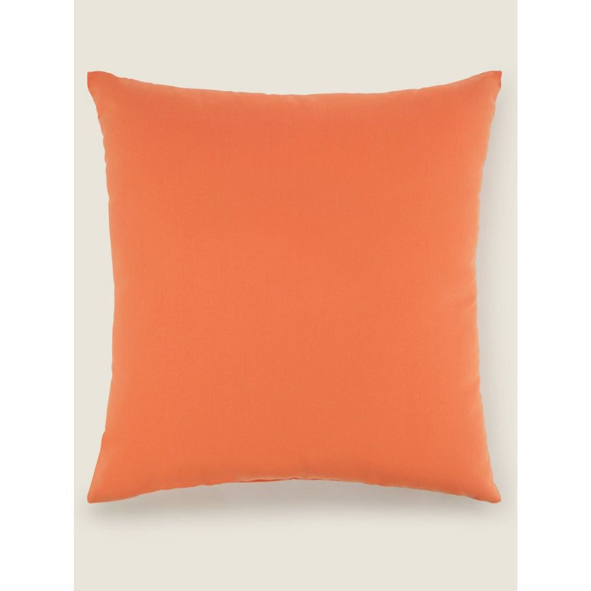 George Home Orange Plain Indoor & Outdoor Cushion