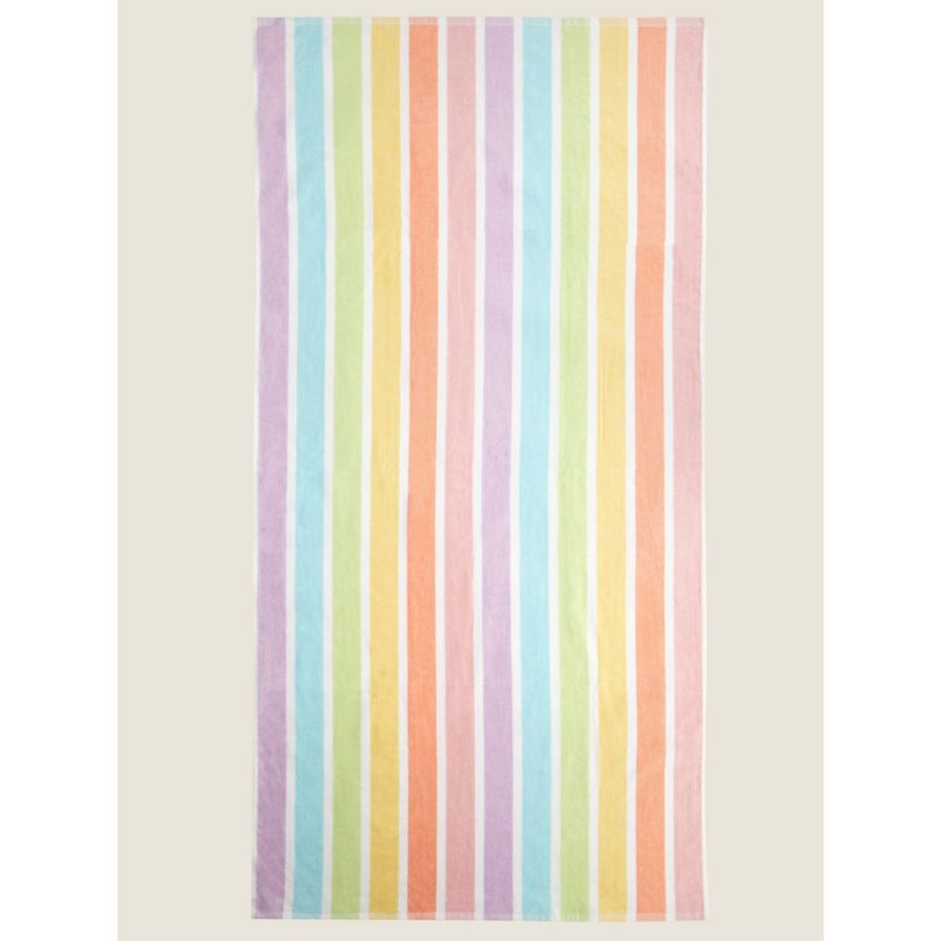 George Home Pastel Stripe Beach Towel