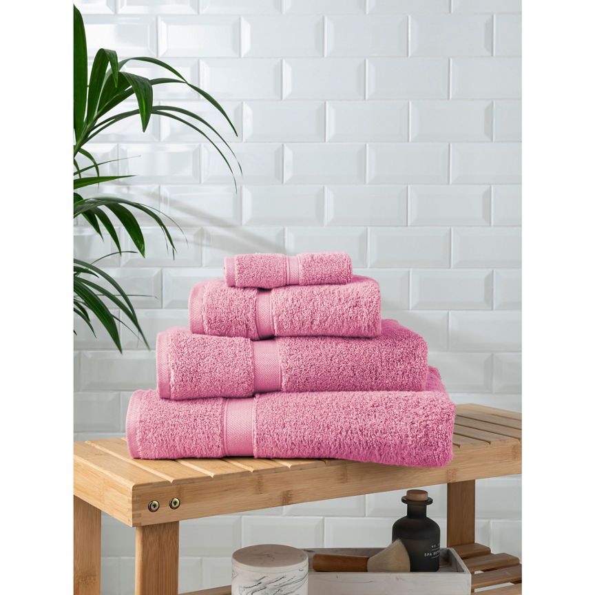 George Home Pink Super-Soft Cotton Bath Sheet