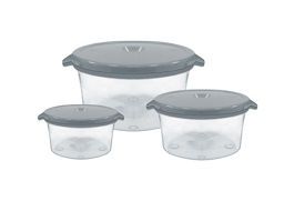 George Home Premium Round Food Storers 3 Pack