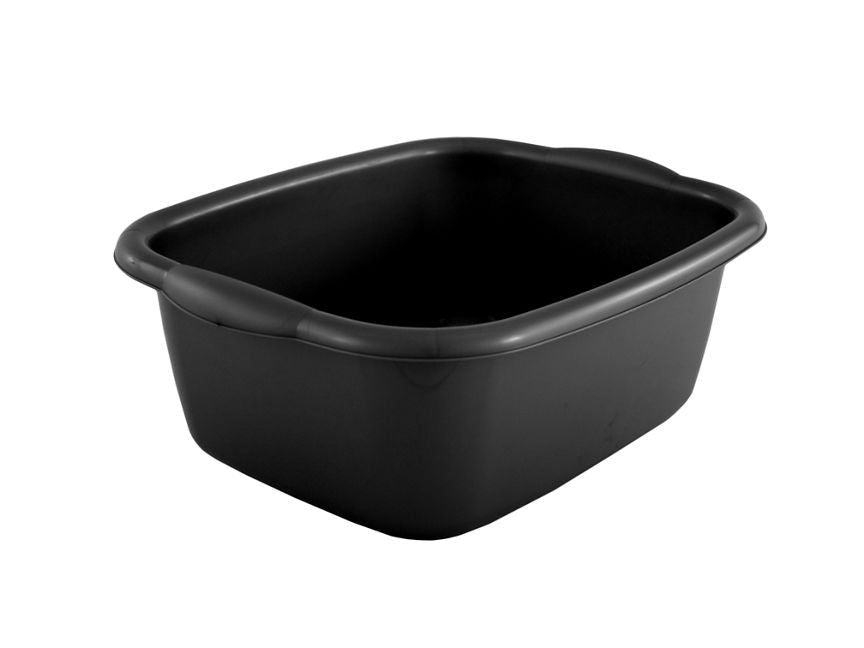 George Home Recycled Plastic Washing Up Bowl Black