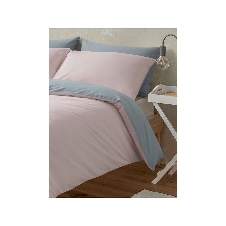 George Home Reversible Duvet Set - Double