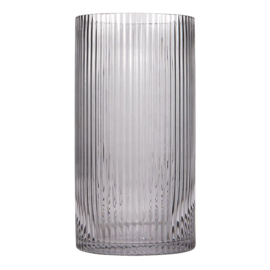 George Home Ribbed Glass Vase