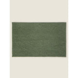 George Home Sage Green Solid Chenille Bath Mat