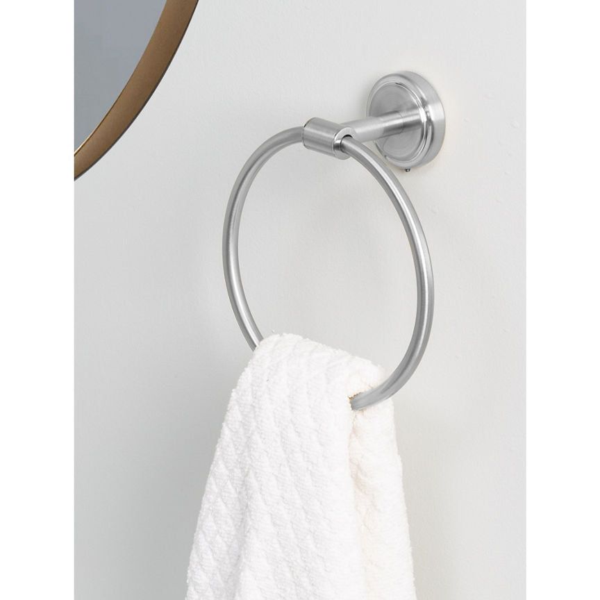 George Home Silver-Tone Towel Ring