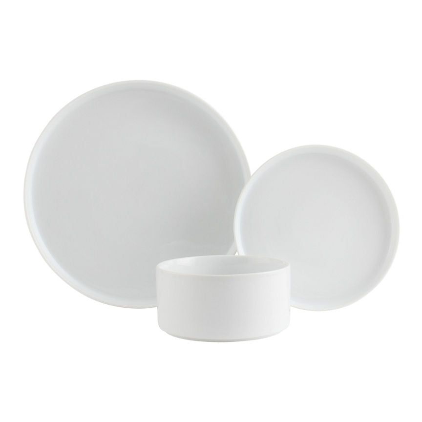 George Home Simply White Dinner Set