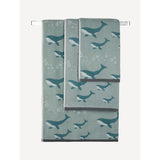 George Home Small Blue Whale Hand Towel