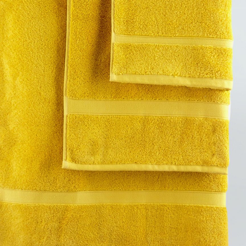 George Home Small Mustard Super Soft Cotton Hand Towel