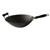 George Home Spun Steel Wok - 35 cm