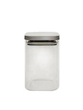 George Home Square Glass Canister With Chrome Lid 1000ml