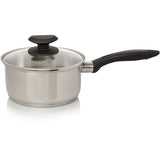 George Home Stainless Steel Saucepan and Lid 16cm