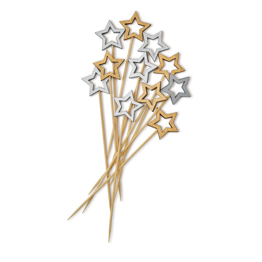 George Home Star Wooden Cocktail Sticks