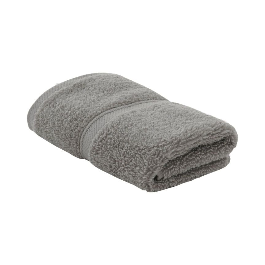 George Home Super Soft Cotton Face Cloth - Steel