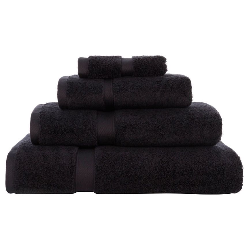 George Home Super Soft Cotton Hand Towel - Black