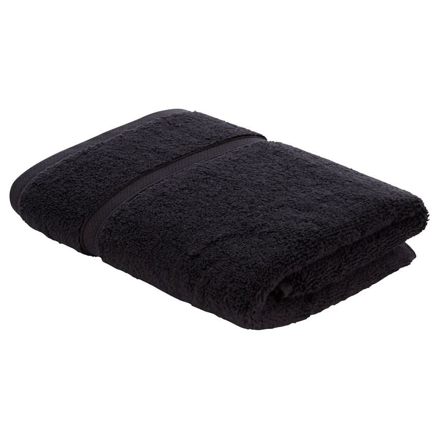 George Home Super Soft Cotton Hand Towel - Black