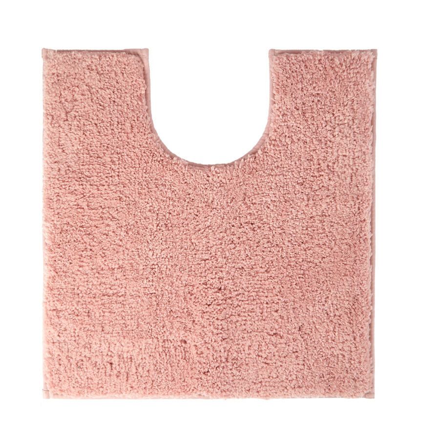 George Home Super Soft Cotton Pedestal Mat - Pink