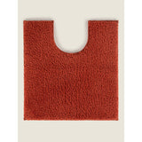 George Home Super Soft Cotton Pedestal Mat - Rust