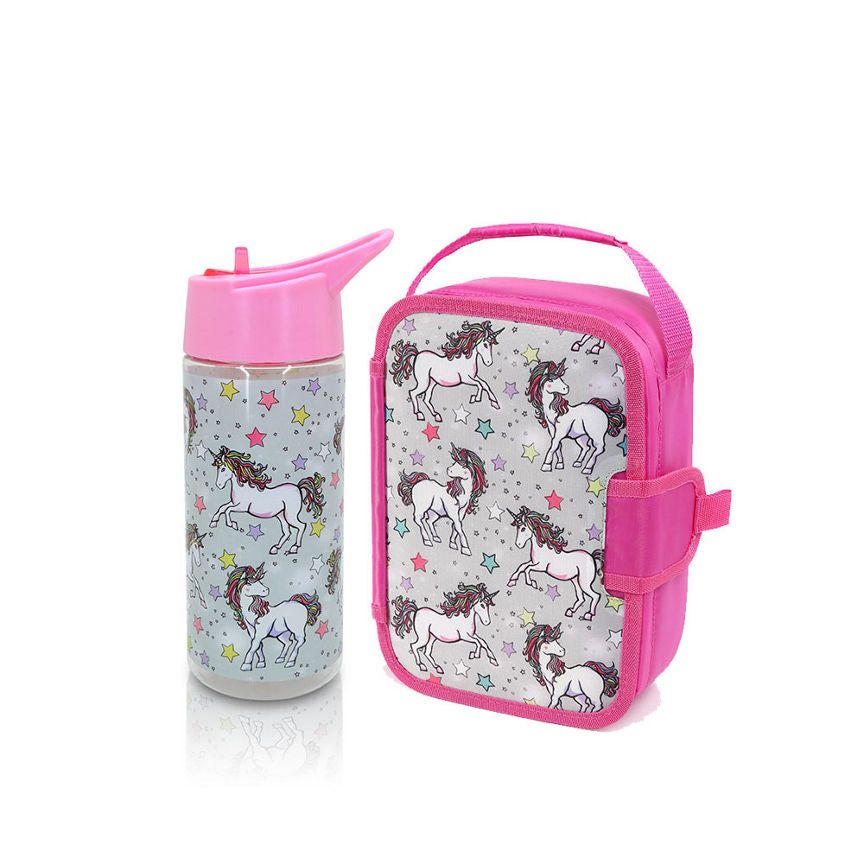 George Home Unicorn Bottle & Lunch Bag Bundle