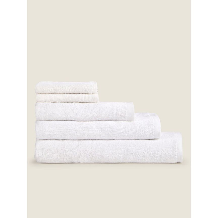 George Home White 100% Cotton Bath Sheet