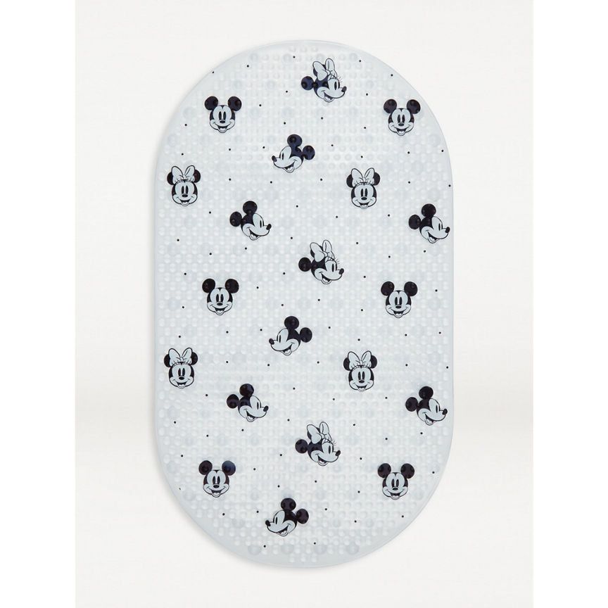 George Home White Disney Mickey And Minnie Mouse Bath Mat