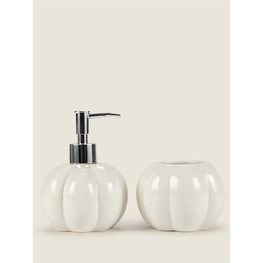 George Home White Pumpkin Dispenser