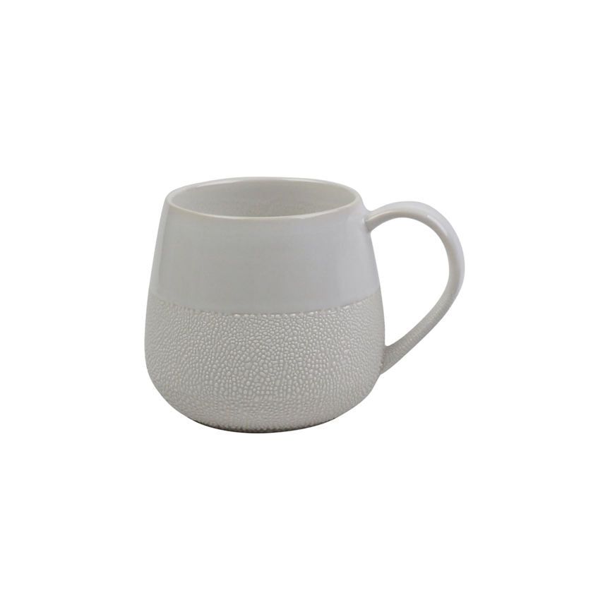 George Home White Reactive Glaze Bubble Mug