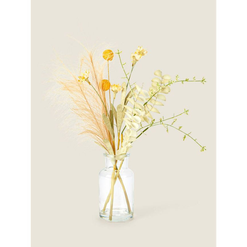 George Home Wild Artificial Floral In Natural Vase