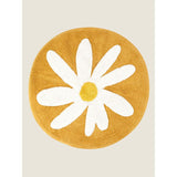 George Home Yellow Daisy Round Bath Mat