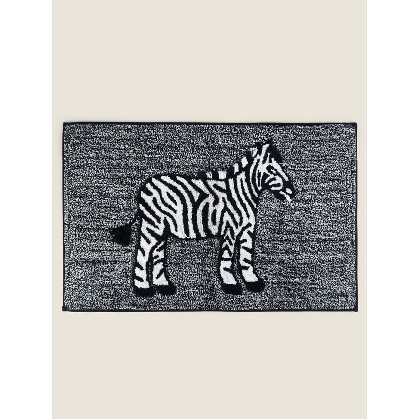 George Home Zebra Bath Mat