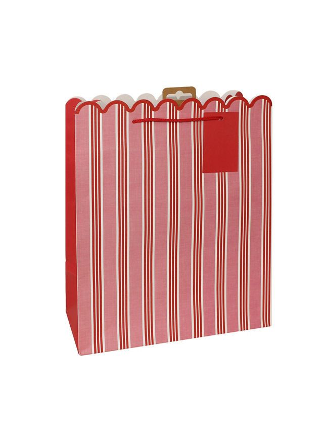 George Pink Red Stripe Large Bag