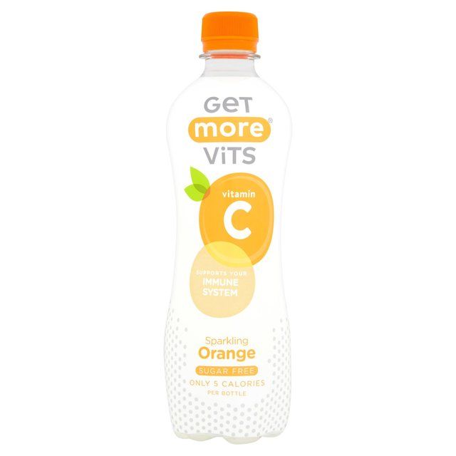 Get More Sparkling Vitamin C Water Orange   500ml