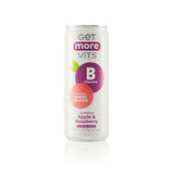 Get More Vits B Vitamins Still Apple &amp;amp; Raspberry 12x330ml