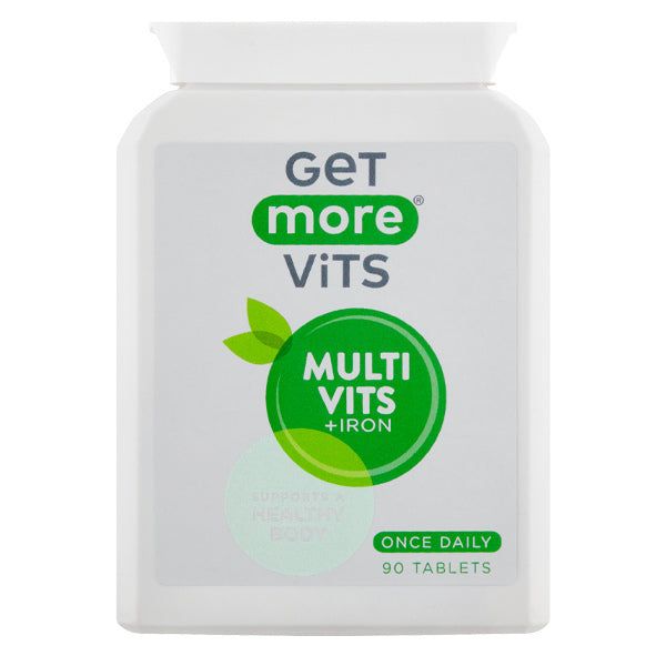 Get More Vits Multivitamins & Iron Daily Supplement Tablets