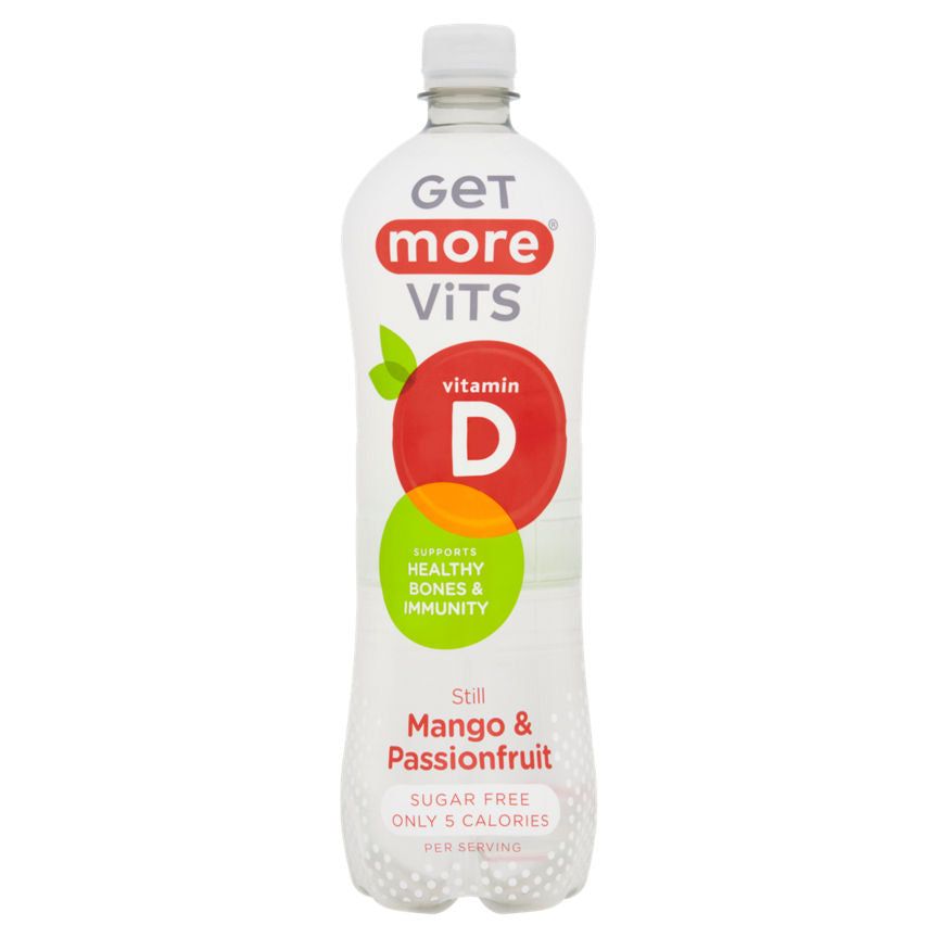 Get More Vits Vitamin D Sugar Free Still Mango & Passionfruit Drink