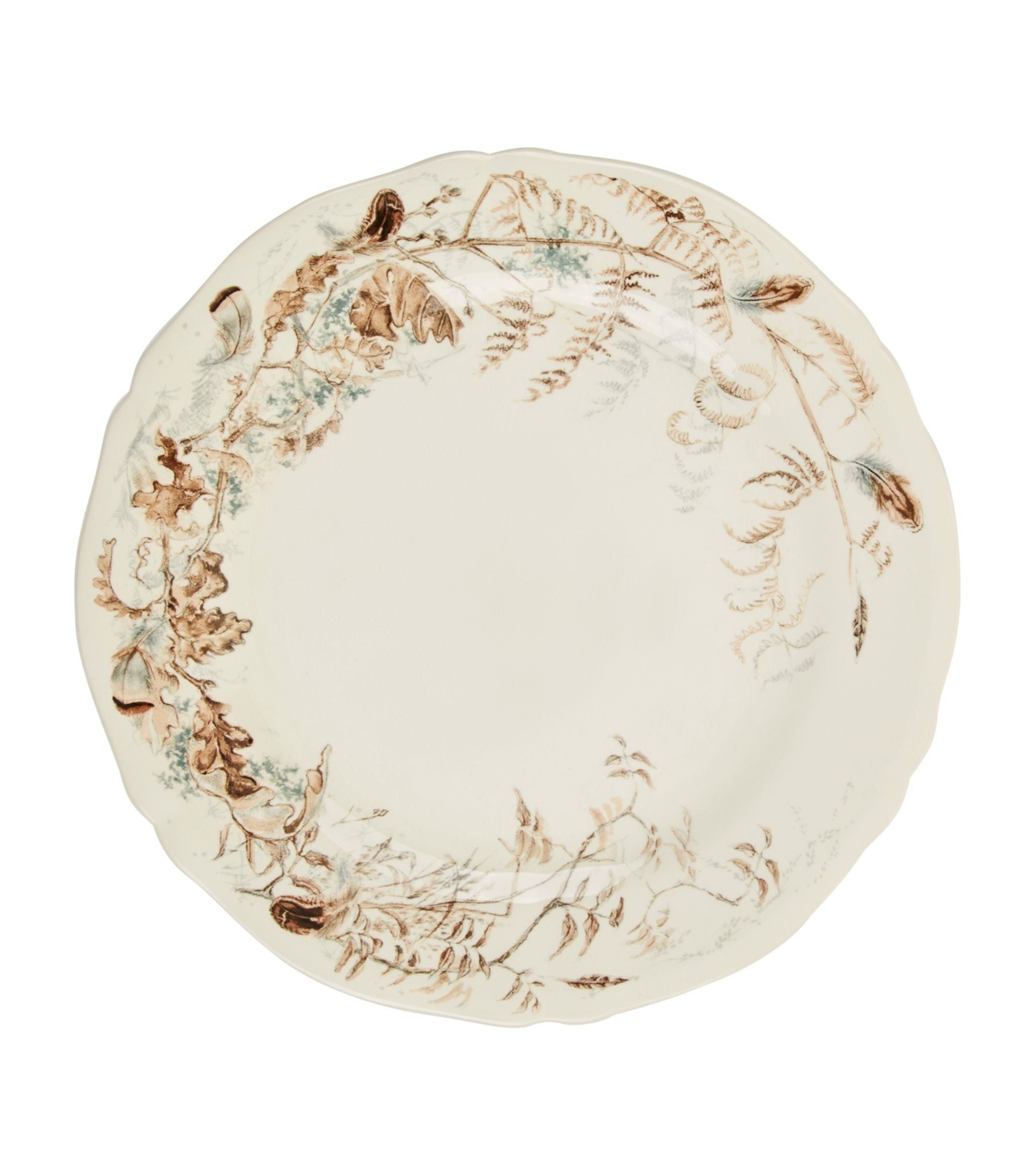 Gien Sologne Dessert Plate Foliage