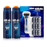 Gillette Fusion5 Proglide Razor &amp;amp; Shaving Gel Annual Bundle