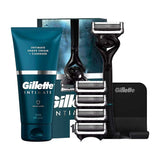 Gillette intim férfi csomag – borotva, penge utántöltő és amp; Intim borotválkozó krém és tisztító