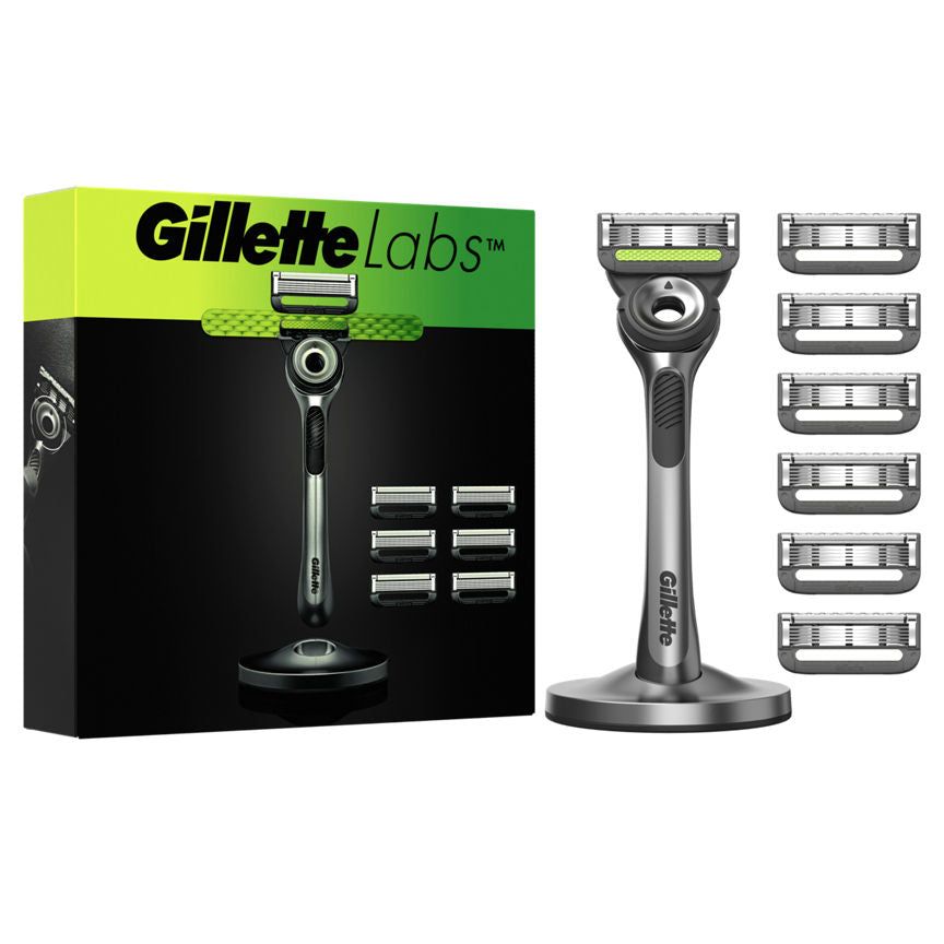 Gillette Labs With Exfoliating Bar Razor, 1 Handle - 7 Blades