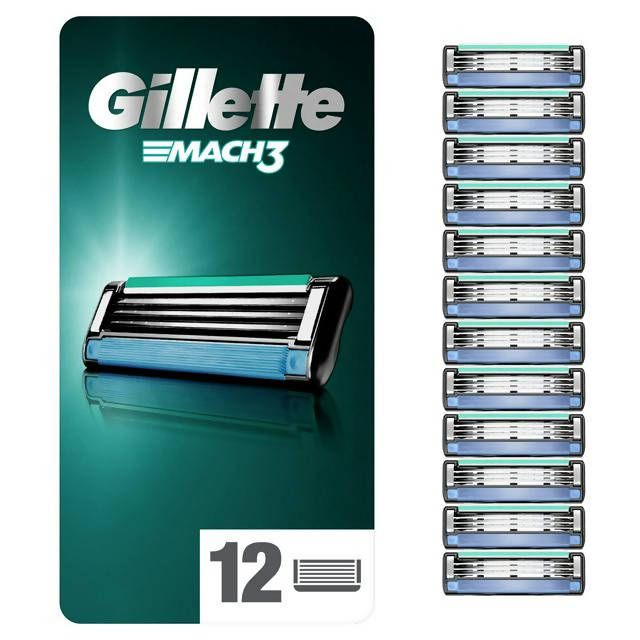 Gillette Mach 3 férfi borotvapengék x12