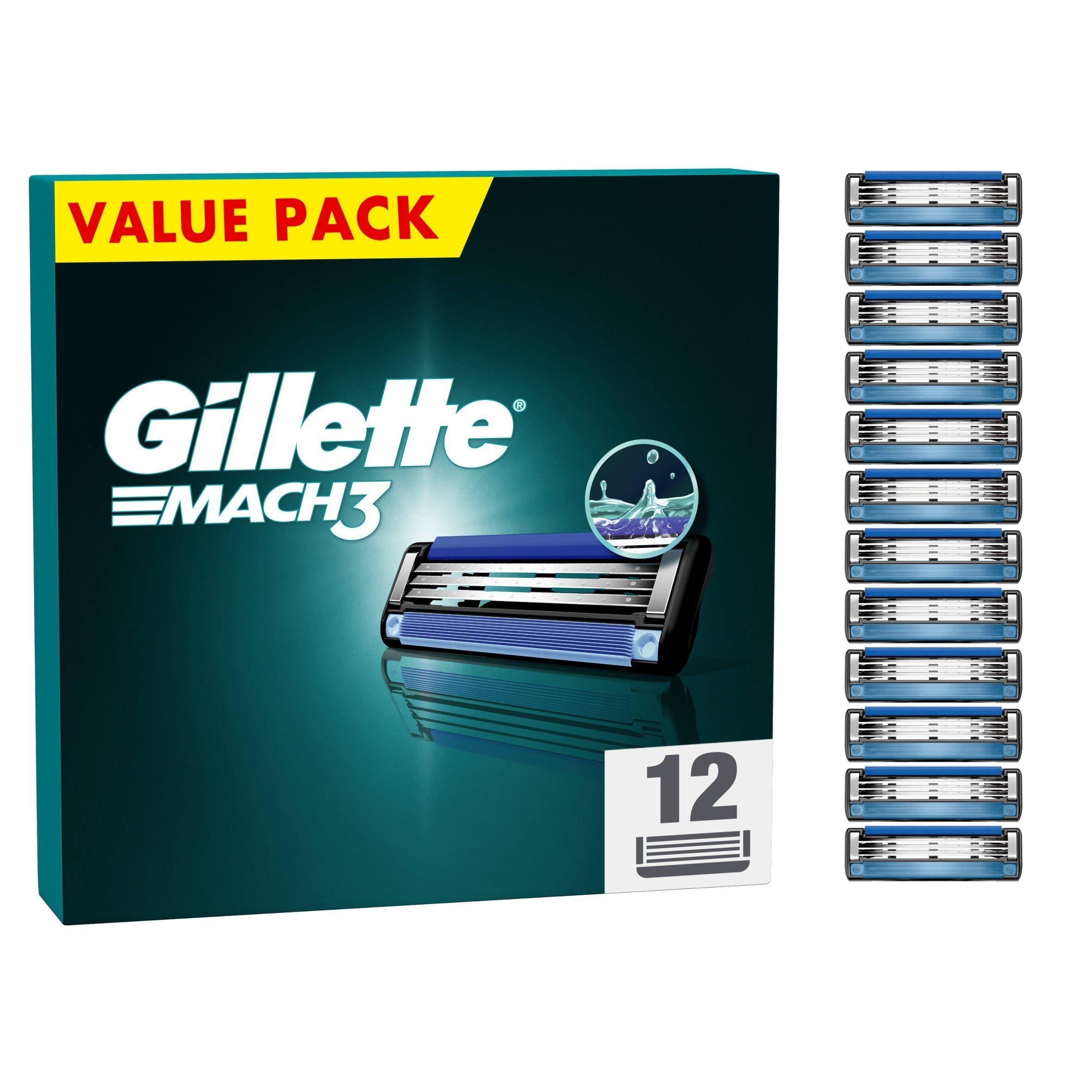 Gillette Mach 3 férfi borotvapengék x12