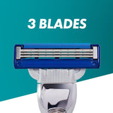Gillette Mach 3 Turbo Razor Blades   8 per pack