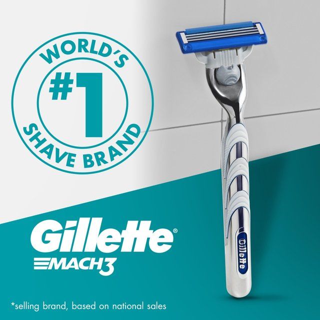 Gillette Mach 3 Turbo Razor Blades   8 per pack
