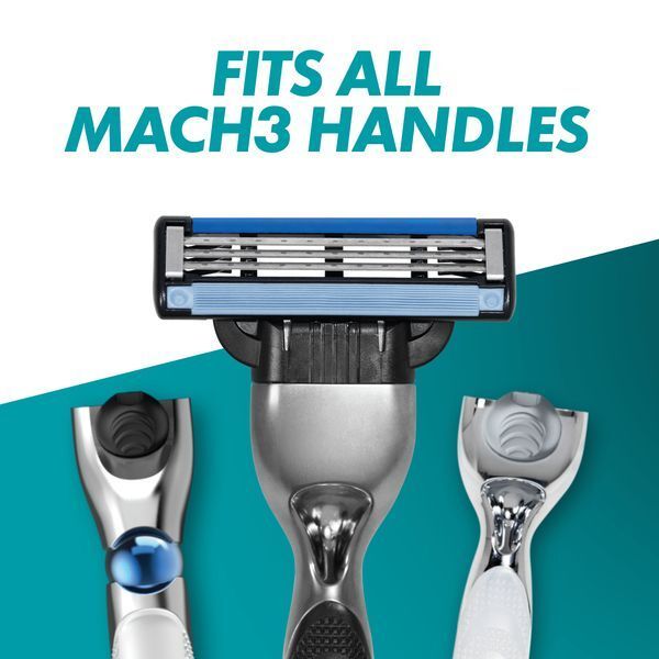 Gillette Mach3 Men&amp;rsquo;s Razor Blade Refills, 8 Count