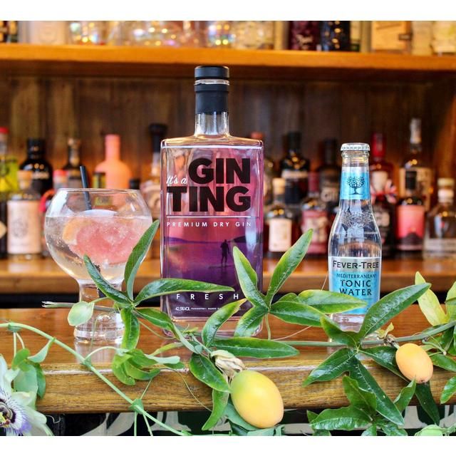 Gin Ting Passionfruit Mango &amp;amp; Elderflower Gin   70cl