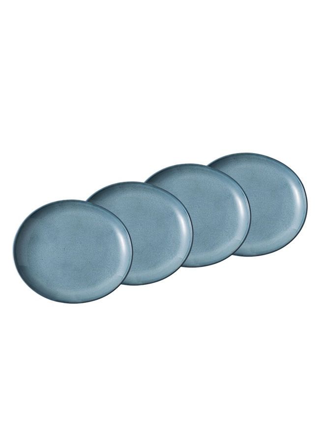 Gino D'Acampo Teal Dinner Plate - Set of 4