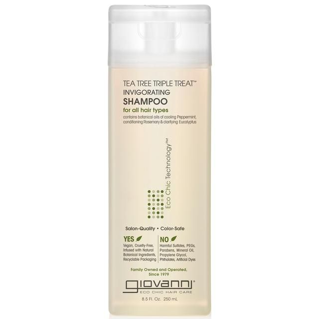 Giovanni Natural TeaTree Invigorating Shampoo   250ml