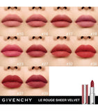 GIV LE ROUGE SHEER VELVET N16 21